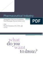 Pembekalan STUKUN-Pharmaceutical Industry