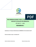 Recomendaciones Gestion Aguas Pluviales PD005.12 A02 V01