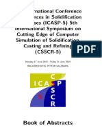 5th International Conference on Advances in Solidification Processes (ICASP-5) 5th International Symposium on Cutting Edge of Computer Simulation of Solidification, Casting and Refining (CSSCR-5)  - Book of abstra