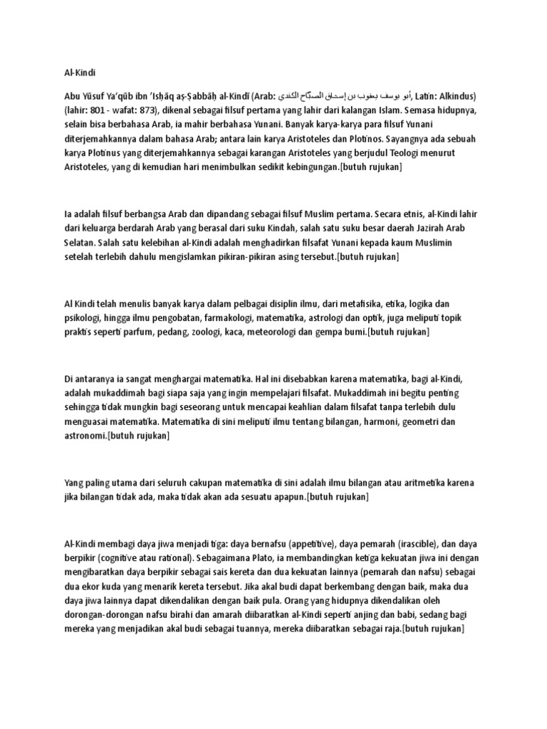 Al Kindi Pdf