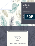 WTO & AFTA