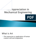 Art Appreciation in Mechanical Engineering