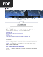 ICAO NOTAM Format Overview | PDF | Air Traffic Control | Runway