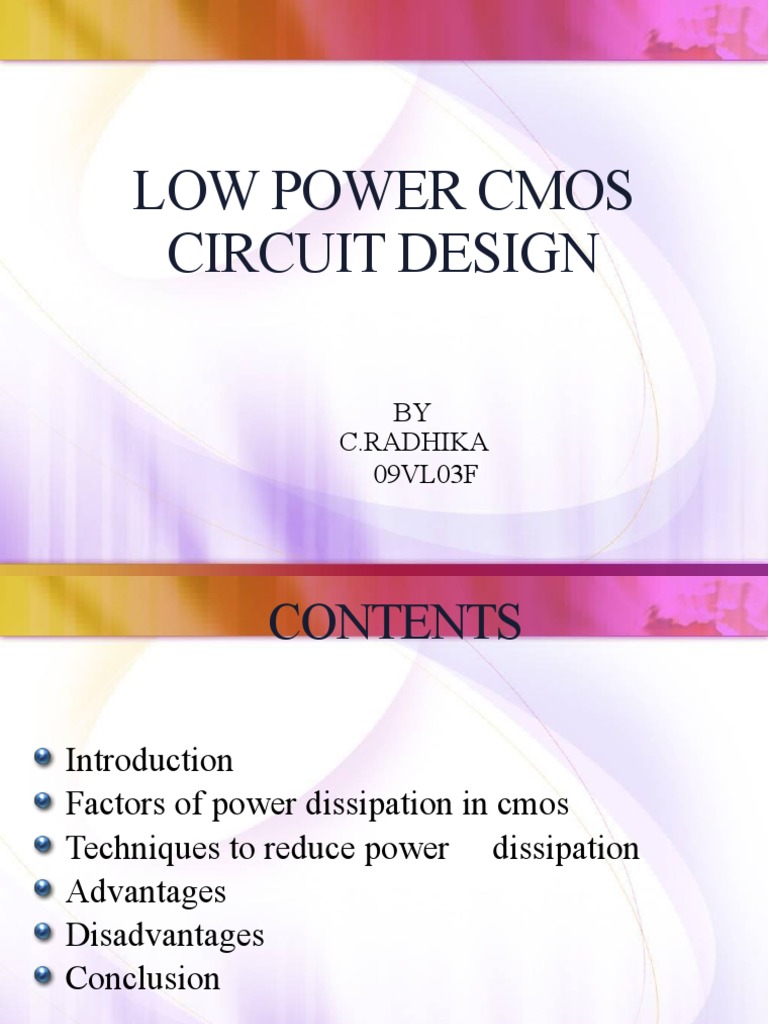 Low Power Cmos Circuit Design 1 | PDF