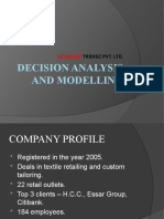 Decision Analysis and Modelling: Le Rouge