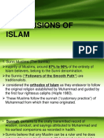 Subdivisions of Islam
