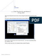 CDVR Contact Information & Run Time Error Fix Windows 7