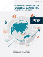 Laporan Perkembangan Ekonomi Indonesia Dan Dunia TW I 2019 PDF