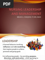 Nursing Leadership and Management