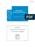 Presentation Emergency Awareness Training 2016
