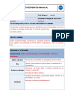 1 Plan de Intervención Individual (Inicio Del Proyecto)