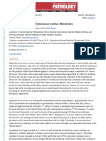 Pathogenesis of Staphylococcus aureus Abscesses