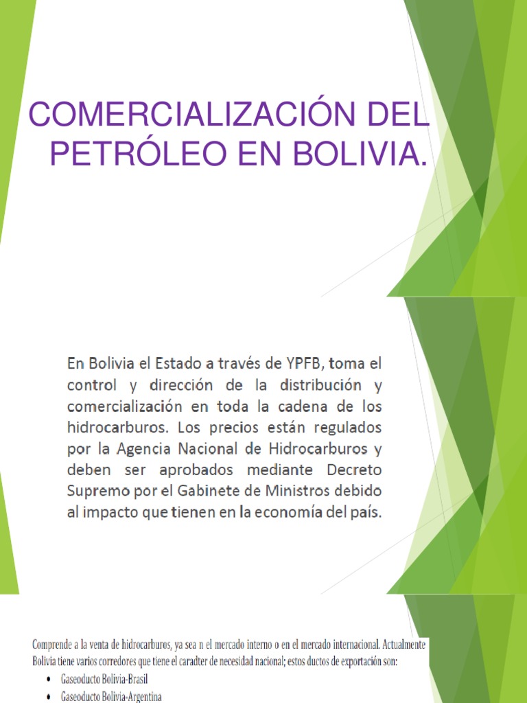 Comercialización Del Petróleo en Bolivia | PDF