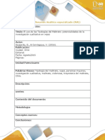 Formato para Resumen Analitico Especializado (RAE)