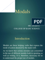 Modals - Language