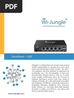 Datasheet WiJungle U20