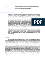 Correlation of Generalized Joint Laxity in Elementary School Children with Activity Daily Living copy