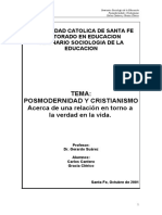 Posmodernidad y Cristianismo PDF