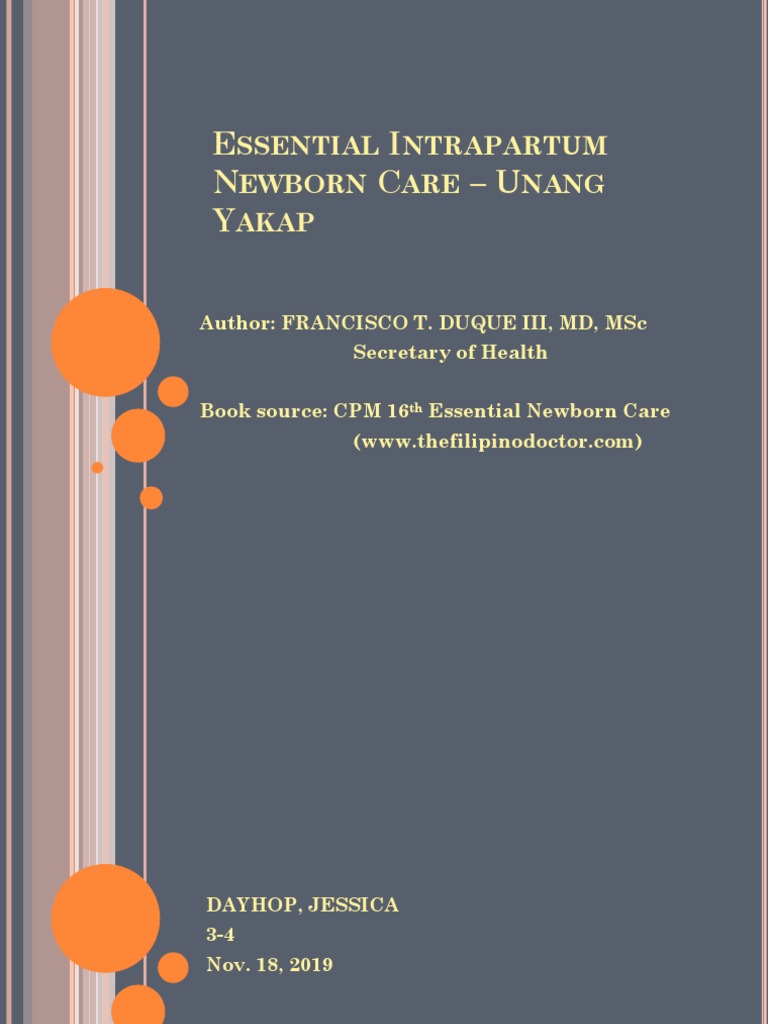 Essential Intrapartum Newborn Care | PDF