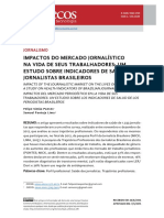 Impactos do mercado jornalístico na vida de seus trabalhadores