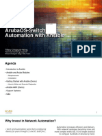 ArubaOS Swith Automation With Ansible Marzo 2020