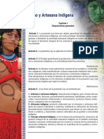 Ley Del Artesano y Artesana Indigena PDF