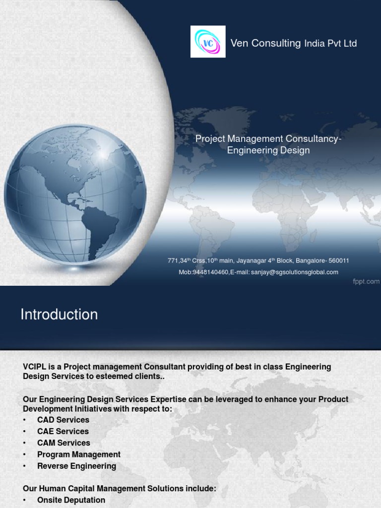 Ven Consulting India: Engineering Design Services | PDF