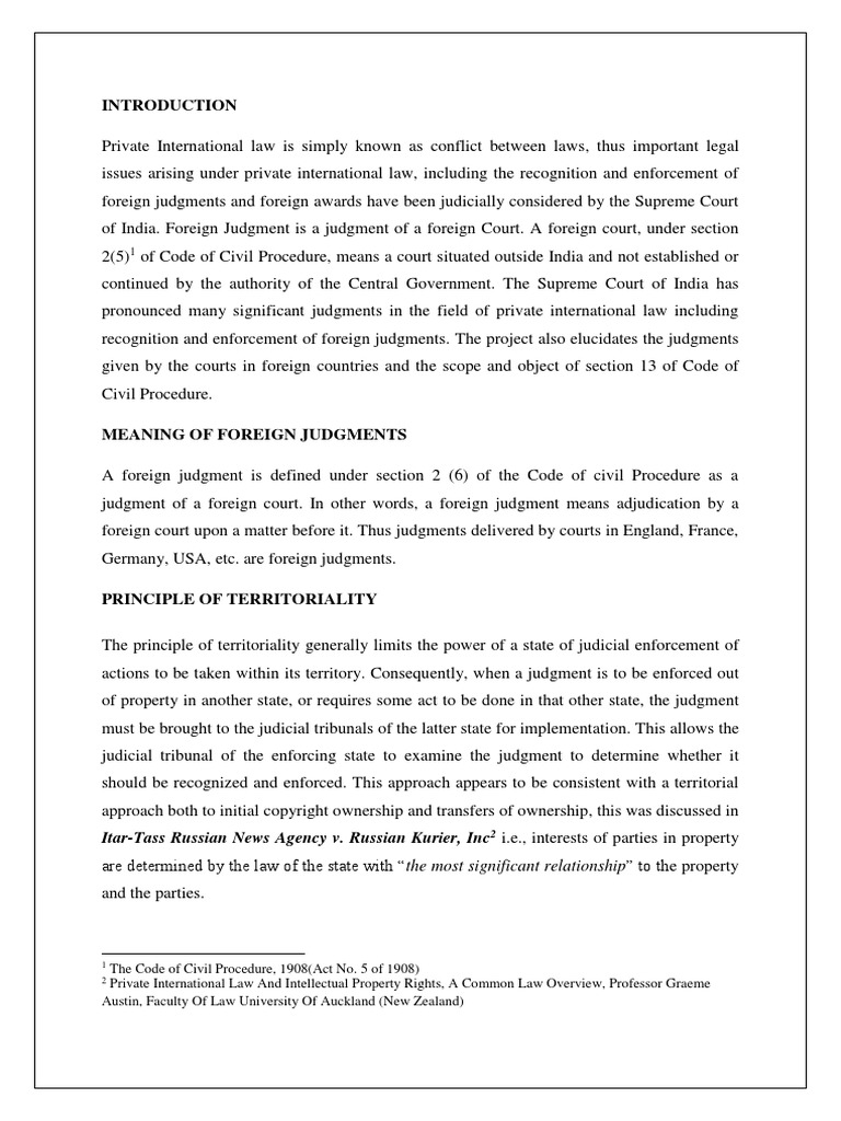 ⭐ Foreign judgement definition. Definition of FOREIGN JUDGMENT • Law