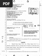 Download Home Depot Trademark Infringement Complaint Against The Box Depot by Ryan Gile Esq SN44977517 doc pdf