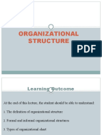 Lecture 9-10 (Organizational Structure)