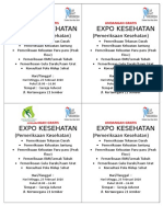 Undangan Health Expo Mini JEMBER