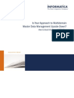 Is Your Approach To Multidomain Master Data Management Upside-Down?