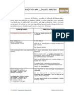 3.-Procedimiento para Llenar El Master MAYO 2014 PDF