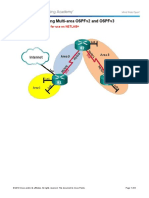 10.2.4.5 Lab Troubleshooting Multi Area OSPFv2 and OSPFv3