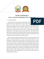 Panduan Pemilihan Duta Anak Sulawesi Selatan 2019