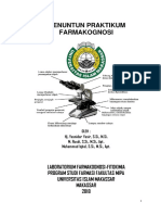 Penuntun Praktikum Farmakognosi 2018