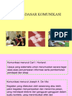 DASAR-DASAR KOMUNIKASI 1