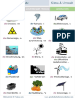 DaF Wortschatz Umwelt Klima