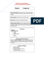 Planificacion de INGLES 3ro