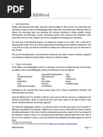 A Guide To Bibword: The Latest Version of The Bibtype Tool Can Be Found at
