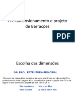 Pré-Dimensionamento e Projeto de Barracões