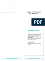 Manual Instalacion Metaldeck PDF