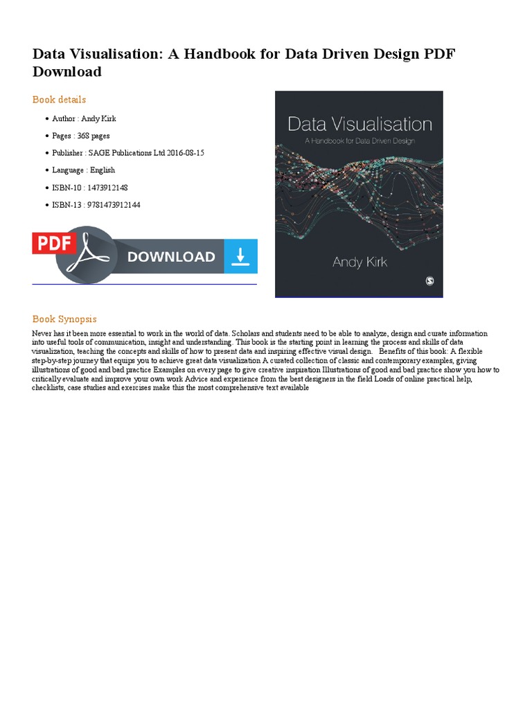 Data Visualisation Handbook PDF Download | PDF | Visualization ...