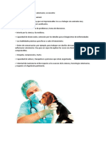 Perfil Profesional para Ser Veterinario