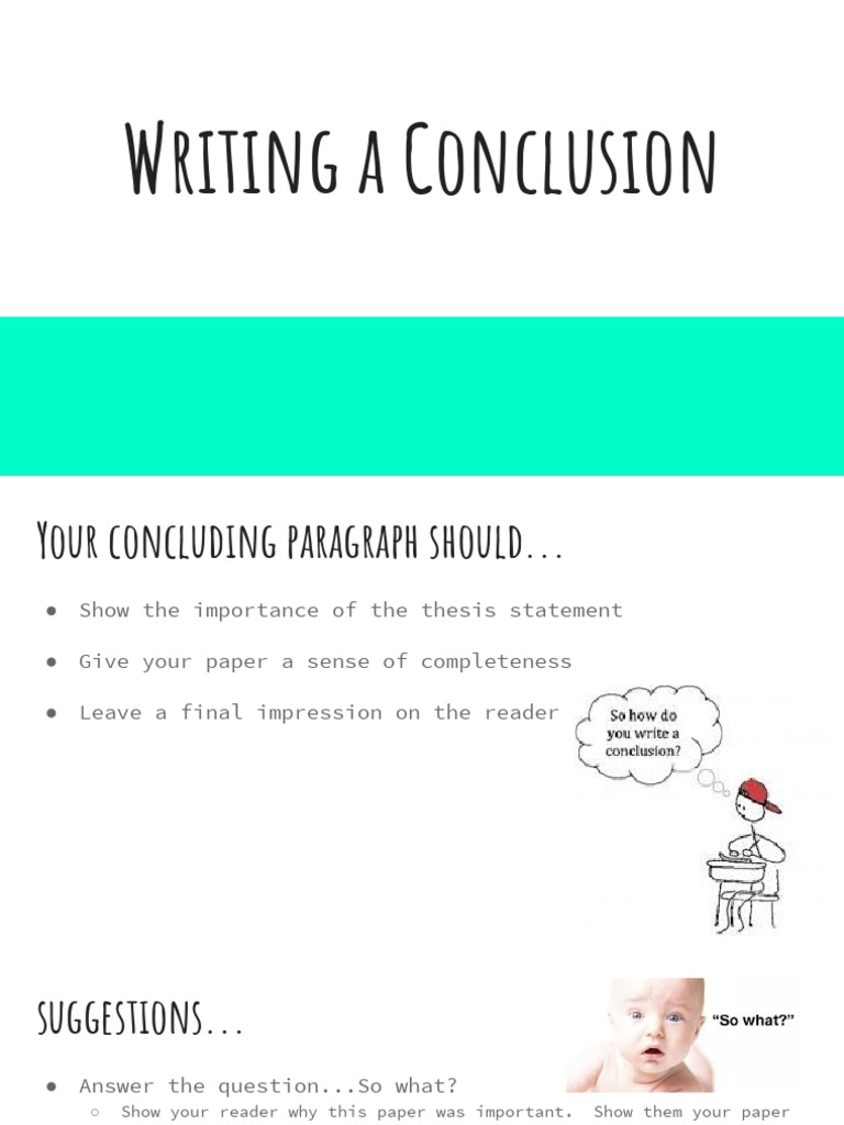 Writing A Conclusion - Engel  PDF
