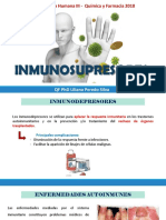 Resumen Inmunosupresores Farmacología Humana III 2018