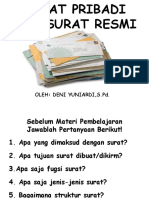 Surat Pribadi Dan Surat Resmi