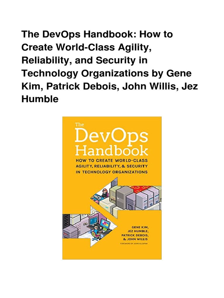 The DevOps Handbook PDF Guide to Agility, Reliability & Security | PDF ...