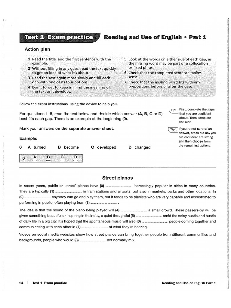 Fce Trainer Part 1 A PDF | PDF