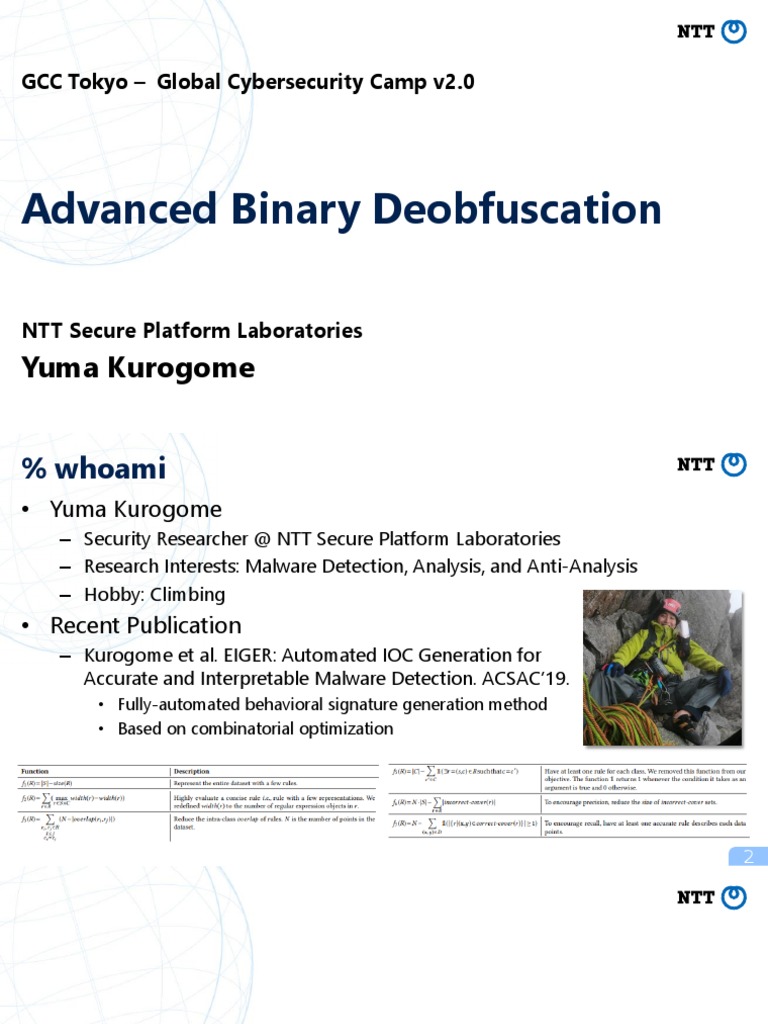 Advanced Binary Deobfuscation PDF | Download Free PDF | Compiler ...